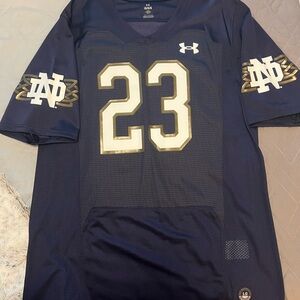 Notre Dame 2023 Shamrock ☘️series Celtic football Jersey with Gold Accents